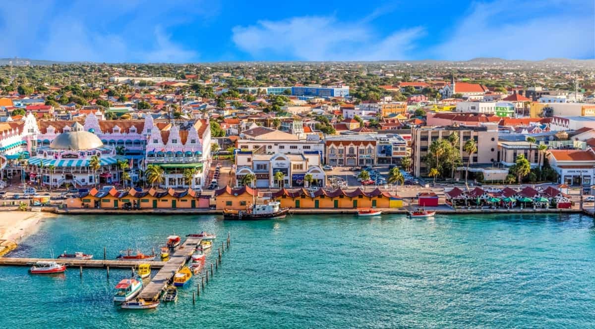 Oranjestad harbour