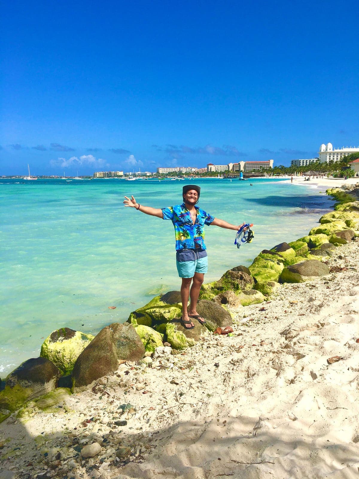 Aruba coastline